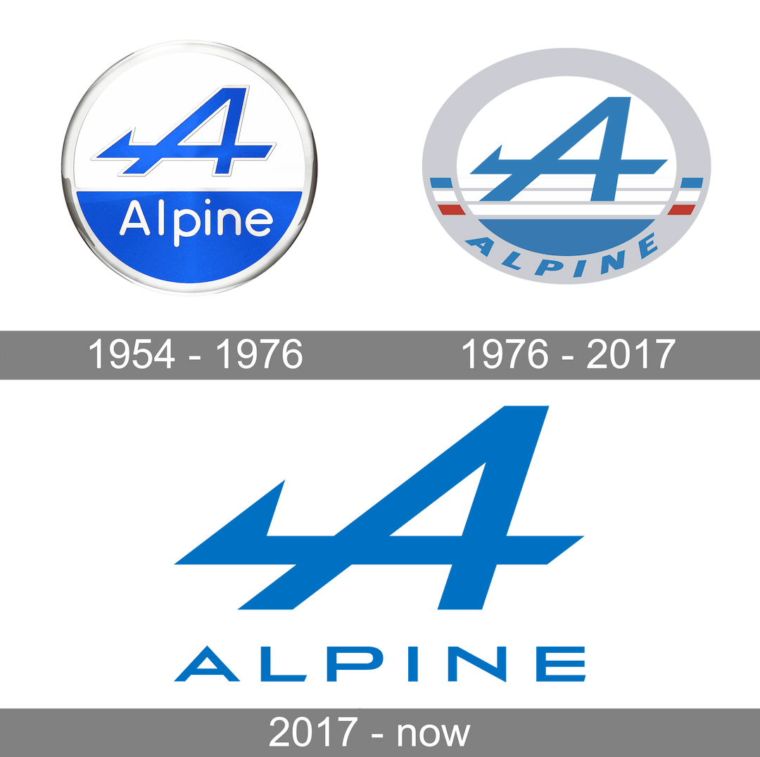 alpine motor history logo