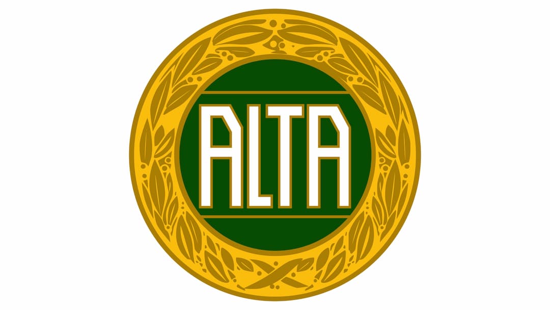 alta automobile history logo